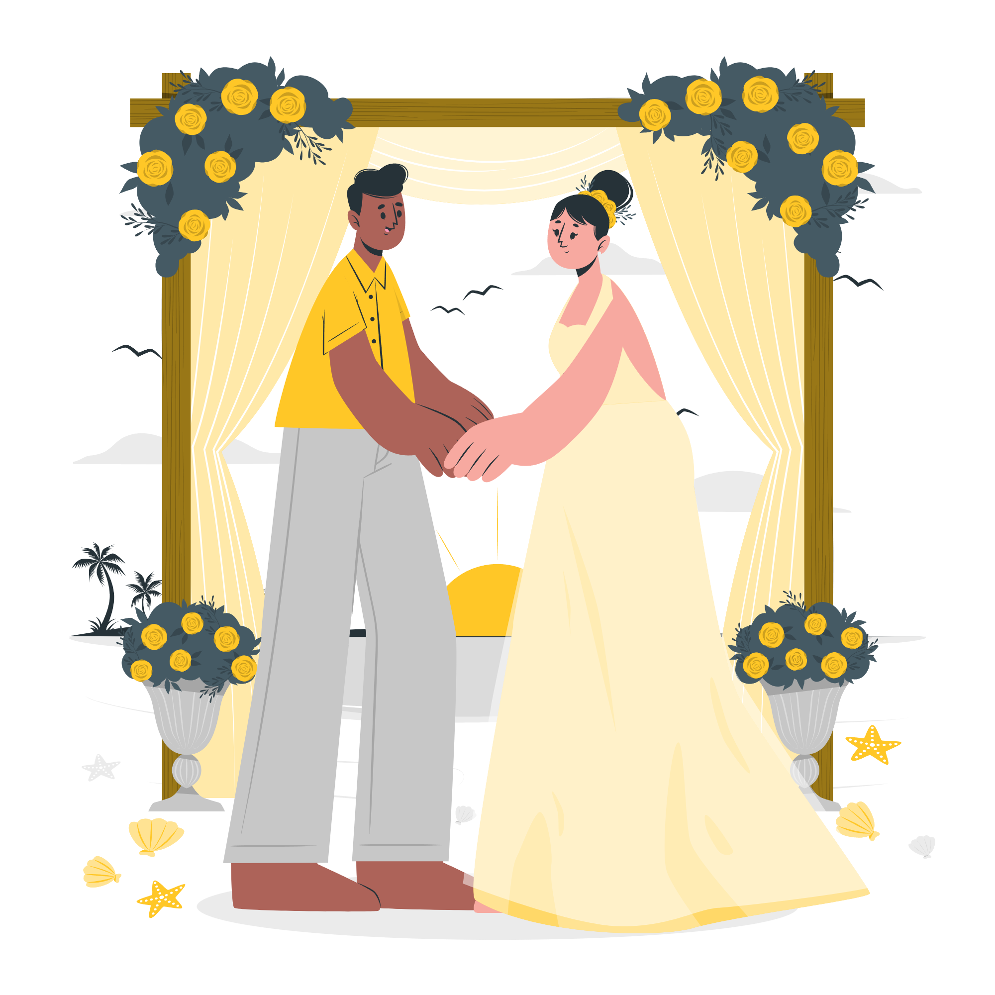 Planification de mariage en équipe